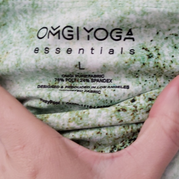 SALE OMNIYOGA Green Asphalt Leggings - Picture 4 of 4